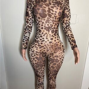 Leopard Print Bodysuit